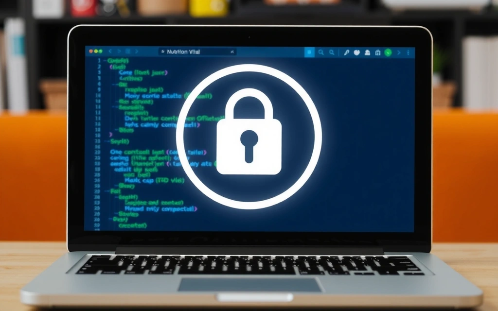 Ein Vorhängeschloss-Symbol auf einem digitalen Bildschirm, das Datenschutz und sichere Kommunikation darstellt.